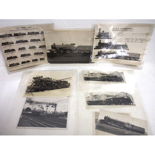 663 - Quantity of large format Works photographs - Beyer Peacock, North British, Southern Rly, GWR, LMS & ... 