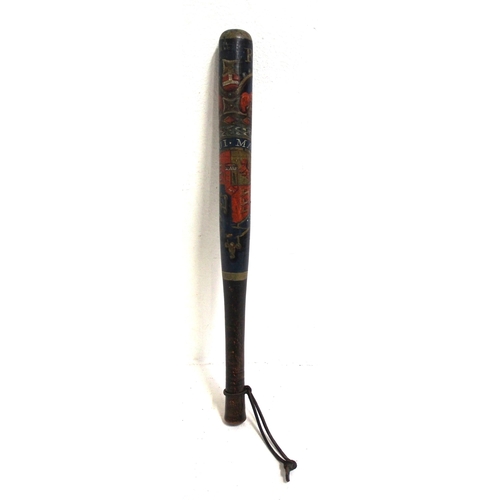 678 - Police truncheon with Latin 