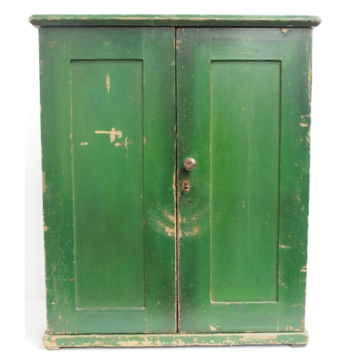 759 - Edmondson booking office pine ticket cabinet originating from Brooklands Halt opening in 1881 & clos... 