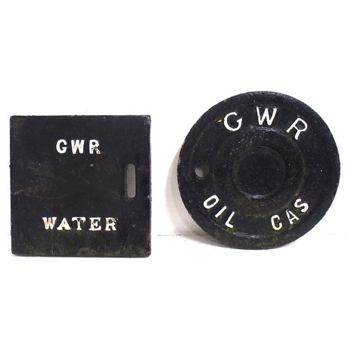 763 - GWR C/I manhole covers - 