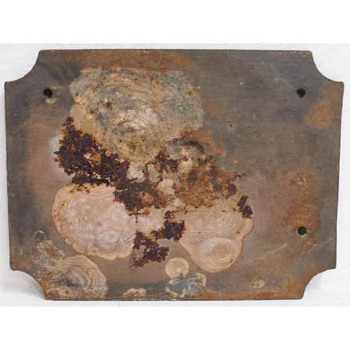 767 - Saxby & Farmer cast makers plate removed from Clare Signal Box at demolition in 1967, 9½