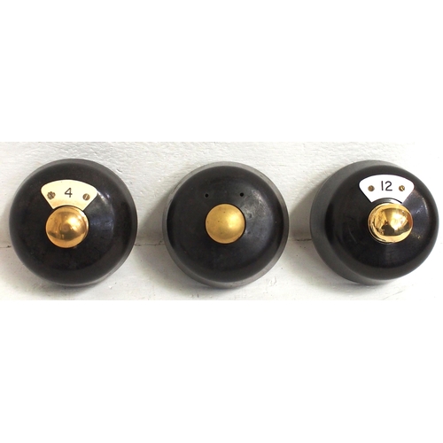 797 - BR(W) Bakelite case signal box plungers plates 