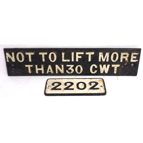 799 - LNWR (untitled) Crane plates 