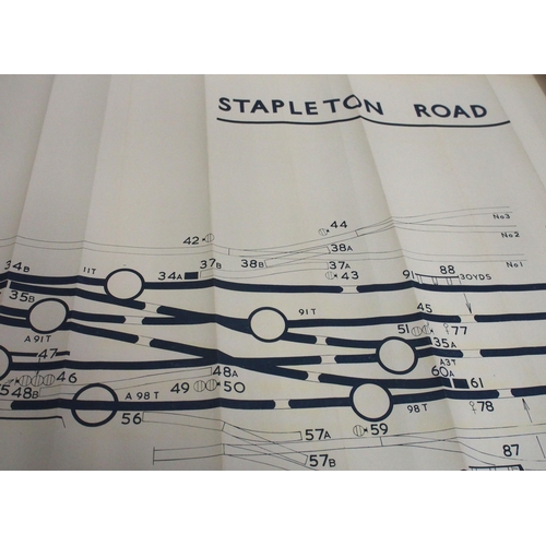 800 - Official BR(W) signal box diagrams (office copies) most with official stamp - PILNING STATION 1942, ... 