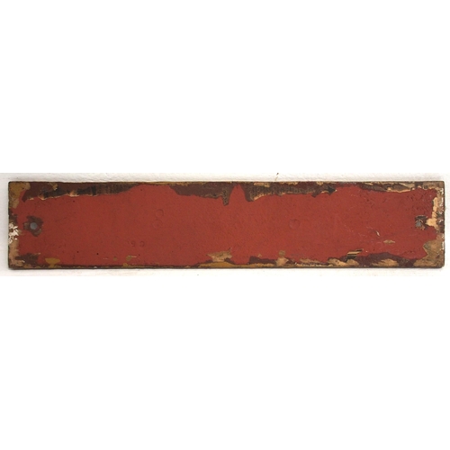 87 - GWR C/I post grouping doorplate 