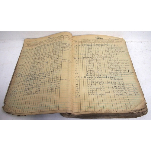 905 - LNER Train Register, Gorton (Crossing West Highland Line) 1st July 1936-24th July 1938, includes ent... 