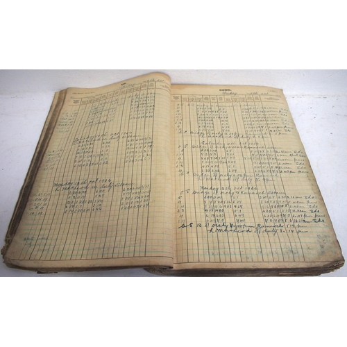 905 - LNER Train Register, Gorton (Crossing West Highland Line) 1st July 1936-24th July 1938, includes ent... 