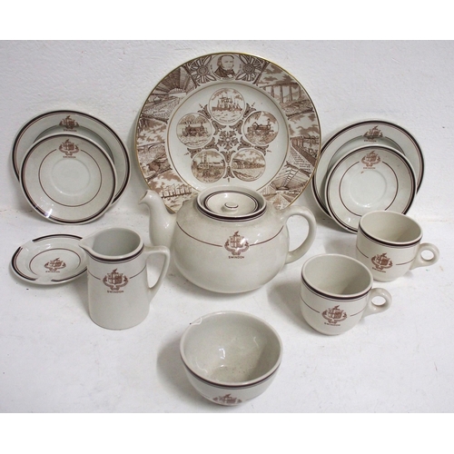 976 - Limmex reproduction GWR chinaware as shown in images - all in good condition plus a Brunel celebrati... 