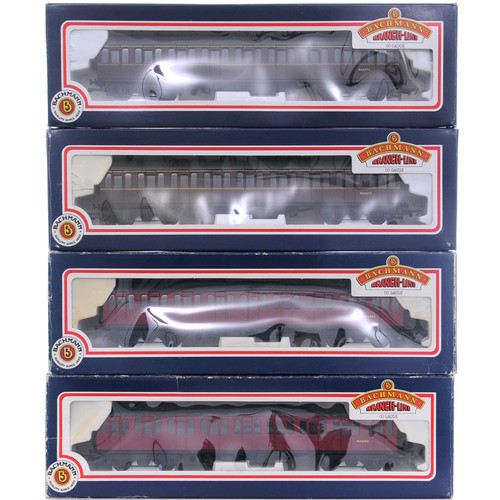 536 - Selection of 00 gauge coaches in BR(M) maroon non corridor, all boxed. (7) (D4) (Dispatch by Mailbox... 