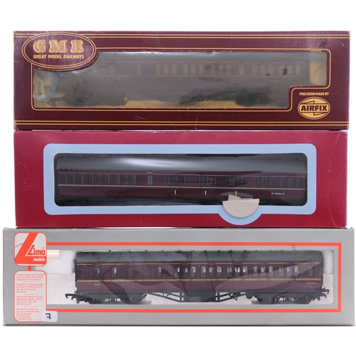 536 - Selection of 00 gauge coaches in BR(M) maroon non corridor, all boxed. (7) (D4) (Dispatch by Mailbox... 