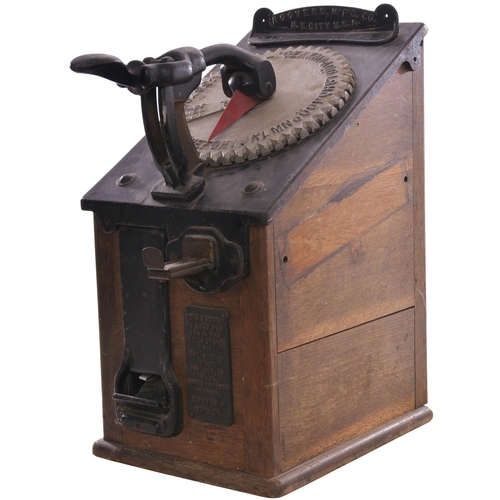 395 - A name tag punch machine by Roovers Co. New York City, U.S.A ...