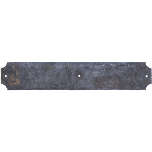 461 - An industrial locomotive nameplate, STANTON No 50, cast brass, length 31