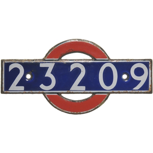 462 - An LT car number plate, enamel, 5½