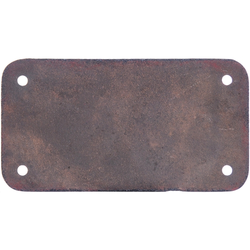 474 - A crane plate, BR.WR LOCO DEPT No 68, cast iron, 10¾