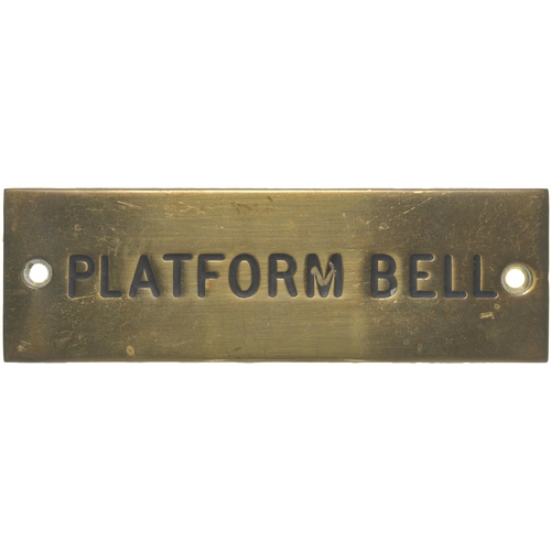 480 - A group of GWR signal box shelf plates, (a) PLATFORM BELL, (b) BOX TO BOX TELEPHONES, (f) FOR PORTER... 