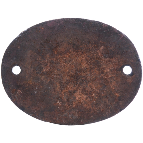 75 - A wagonplate, FESTINIOG RAILWAY, 130, cast iron, 9¾