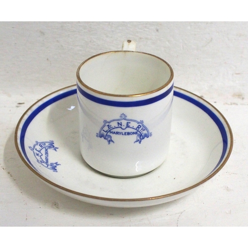 111 - LNER MARYLEBONE matching cup & saucer (Copeland) in very good condition. (2) (C2) (Dispatch by Mailb... 