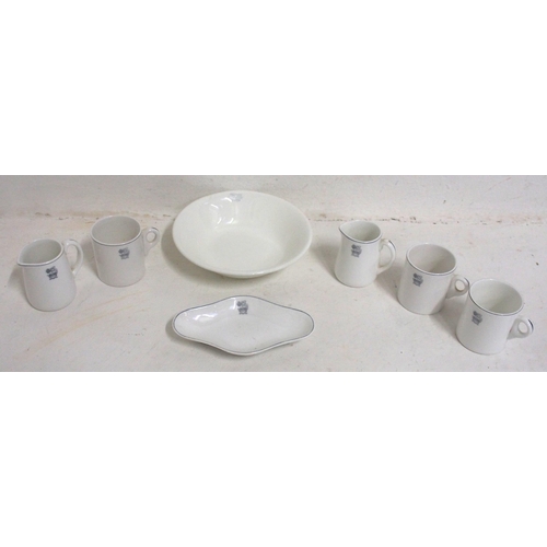 118 - Selection of BR Marine porcelain - small kidney dish, coffee cups (3), small milk/cream jug(2), BR d... 