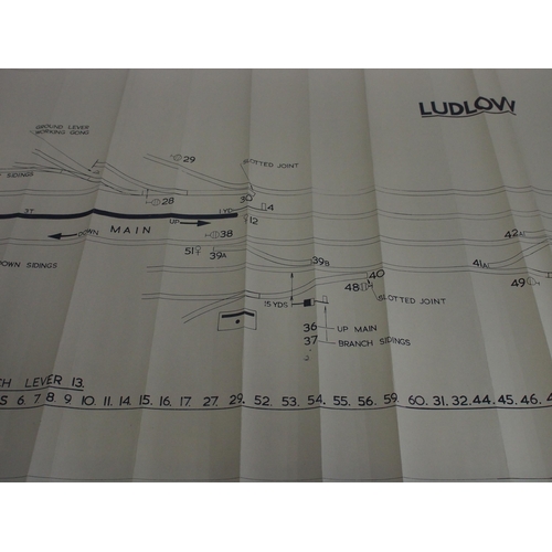 198 - Official BR(W) signal box diagrams (office copies) most with official stamp - CHARD JUNCTION (2) 196... 