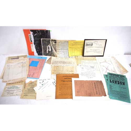 219 - Superb delve box of railway ephemera, pre grouping & 1000+ postcard sized photographs including sign... 