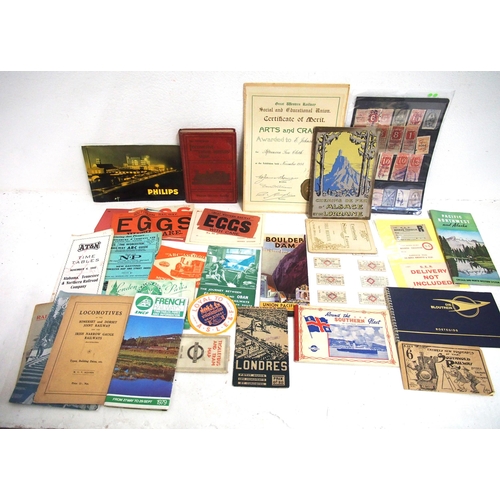 219 - Superb delve box of railway ephemera, pre grouping & 1000+ postcard sized photographs including sign... 