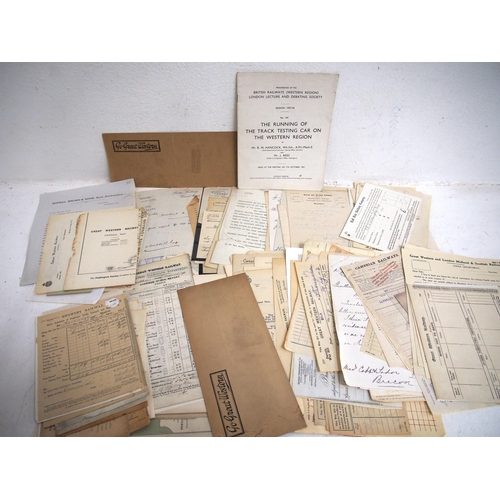 224 - Huge delve of miscellaneous paperwork, labels, certificates, tickets (GWR Halves), maps, guides, col... 