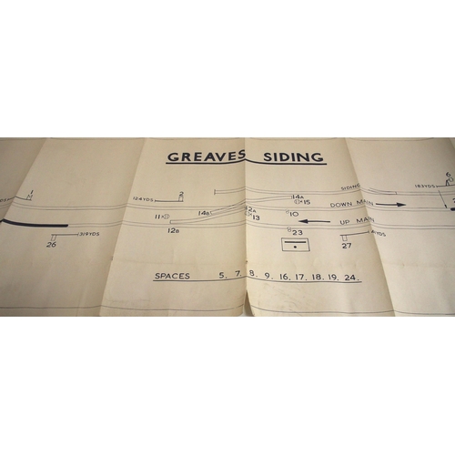 398 - Official BR(W) signal box diagrams (office copies) most with official stamp - ROUND OAK SOUTH (used)... 