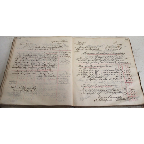 400 - London North Western Rly pre WW1 ledger letter books & New Works, numbered books appear to originate... 