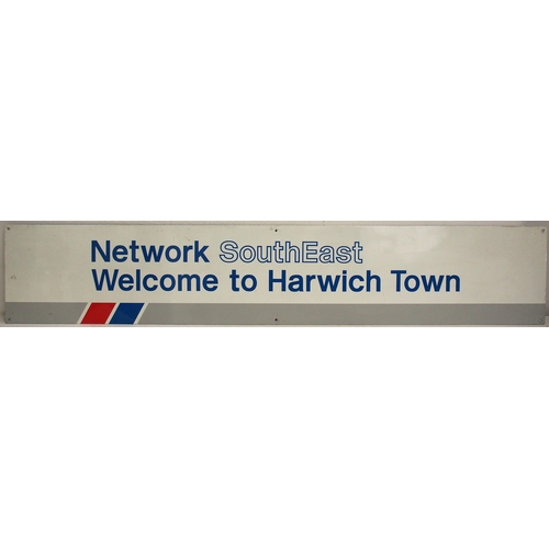 423 - Network South East screen printed station sign 