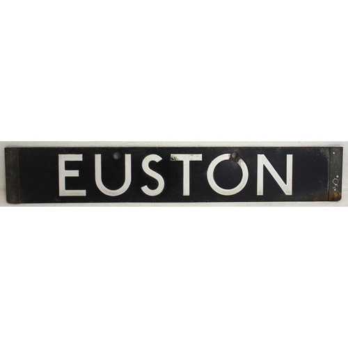 462 - London Underground train destination enamel double sided board 