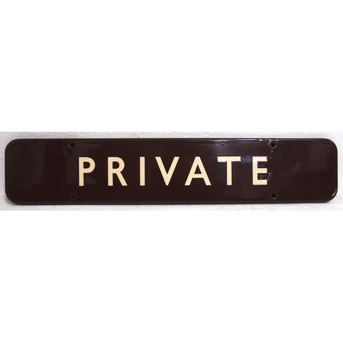 541 - BR(W) enamel doorplate 