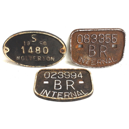 568 - BR C/I wagon plates - 