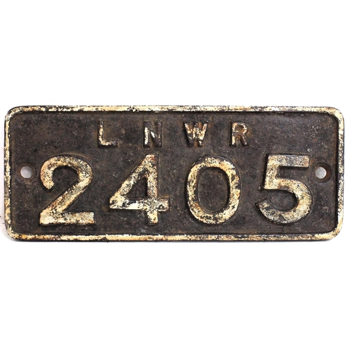 588 - LNWR C/I Crane registration plate 