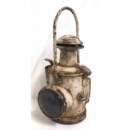 BR(E) Locomotive headlamp, complete with correct reservoir unit & red internal blinker, solid ex service condition. (A1) (Dispatch by Mailboxes/Collect from Banbury Depot)