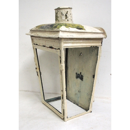 660 - MR (Possibly M&GN) Station wall lamp case, no glass & front door latch absent otherwise solid. (B1) ... 