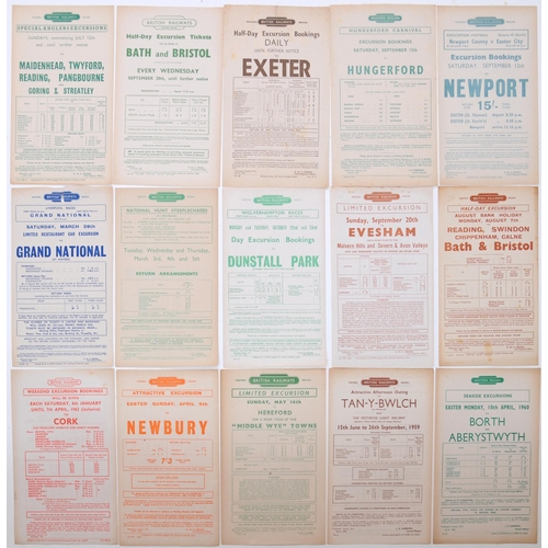 715 - Handbills, BR(W), as illustrated. (32) (D2) (Dispatch by Mailboxes/Collect from Banbury Depot)