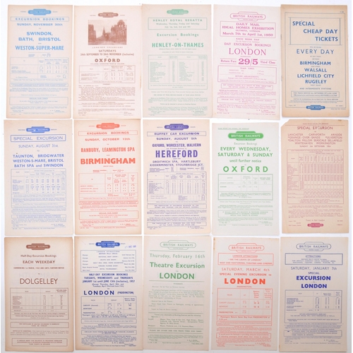 715 - Handbills, BR(W), as illustrated. (32) (D2) (Dispatch by Mailboxes/Collect from Banbury Depot)