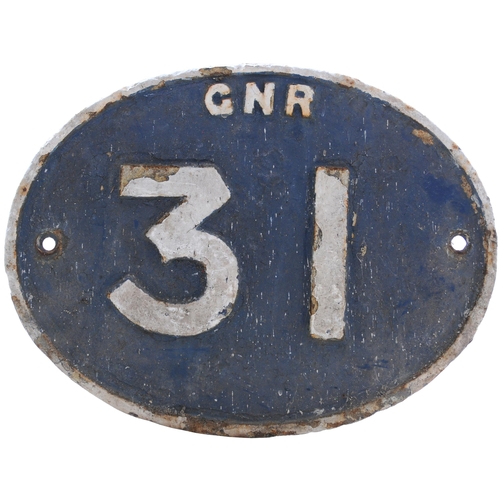 721 - Bridgeplate, GNR, 31, cast iron, 17