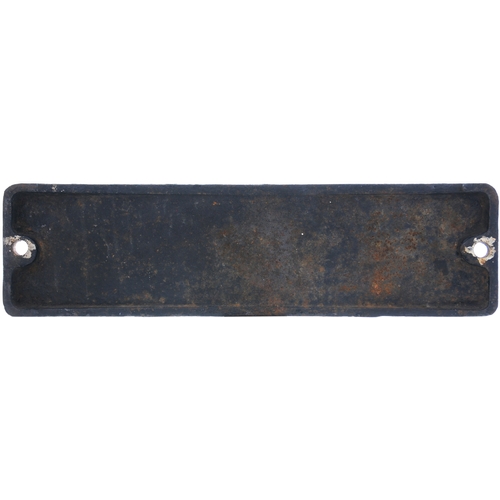 20 - A smokebox numberplate 69684, from a LNER N7 Class 0-6-2T built by W. Beardmore, No 307 of 1927. LNE... 