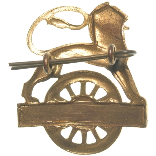 3 - A BR(E) lion over wheel cap badge, YARD MASTER, brass with enamel panel, excellent condition. (Colle... 