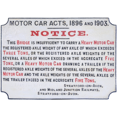 47 - An East and West Junction and Stratford-On-Avon, Towcester and Midland Junction Railways bridge weig... 