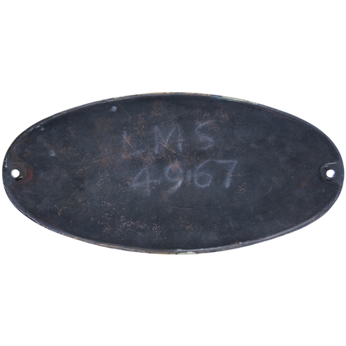 40 - A worksplate, BEYER PEACOCK, BEYER GARRATT LOCOMOTIVE 1930, from LMS Garratt 4967/7967 becoming BR 4... 