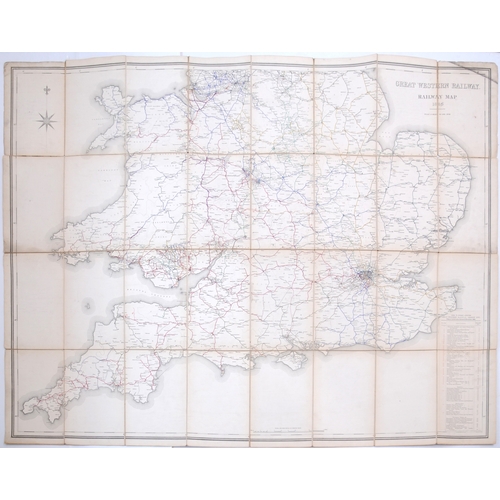 432 - Map, GWR General System, 1885, d.m.f, 60