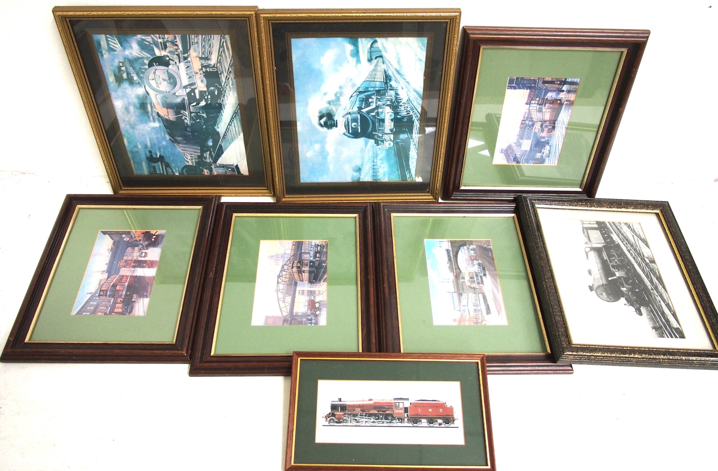 Framed & Glazed collection as per image, largest frame 12