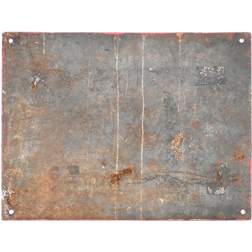 12 - A warning notice, informing men of the signalling department that they can request a look-out man fr... 