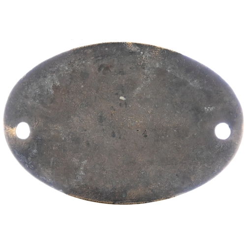 13 - A worksplate, YORKSHIRE ENGINE Co, 821 SHEFFIELD 1905, from a Great Central Railway Class 9J 0-6-0 N... 