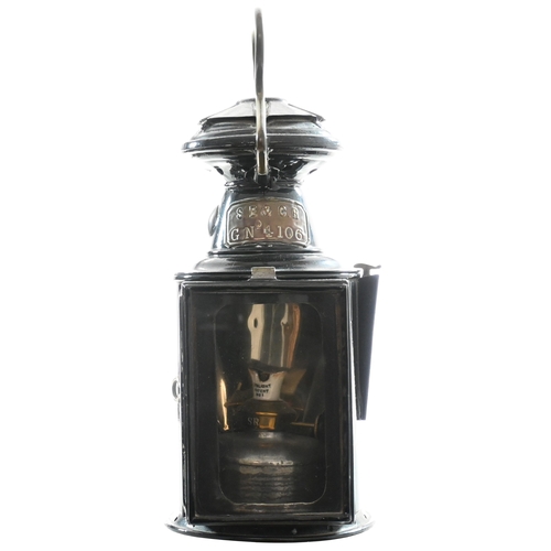 17 - An SE&CR four-aspect handlamp, plated SE&CR, GN4106, and 