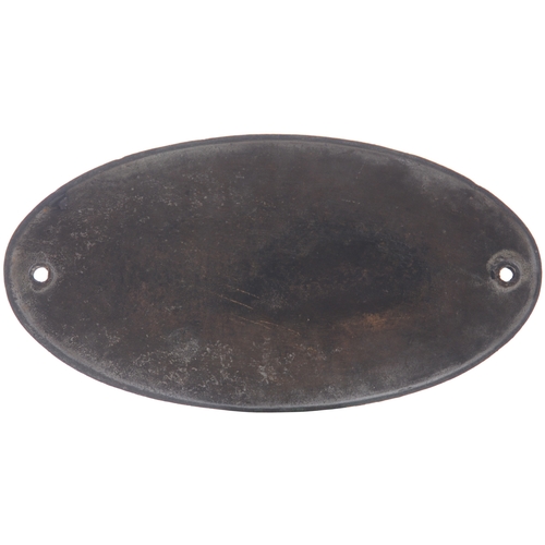 18 - A worksplate, KERR, STUART & Co LTD, No 3128, 1918, LONDON & STOKE, from a 2ft 0in gauge €˜Wren' cla... 