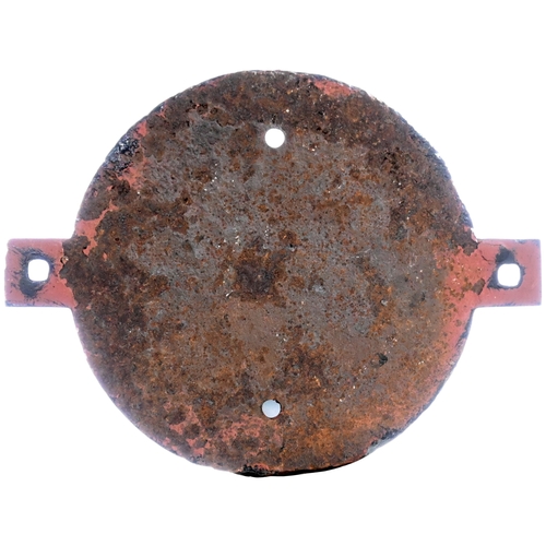 251 - A London, Chatham and Dover Railway wagon registration plate, 85, 1894, 10 TONS, cast iron, larger p... 