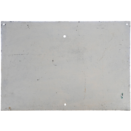 28 - A Great Western and Great Central Joint Railways trespass notice. Cast iron, 29¾